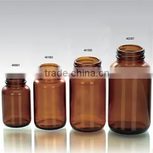 Amber Glass Jar thumbnail-1
