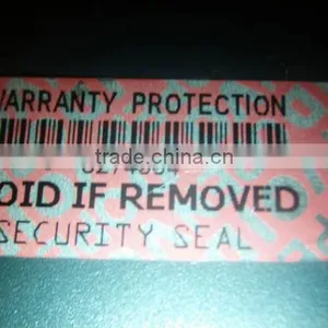 High Quality PET Security Label thumbnail-4