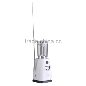 Super Bright White Led Camping Solar Lantern Radio thumbnail-6