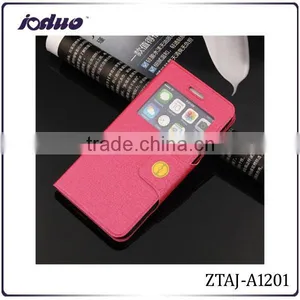 2015 New Design Flip Type PU Leather Mobile Phone Shell for Iphone 6 thumbnail-1