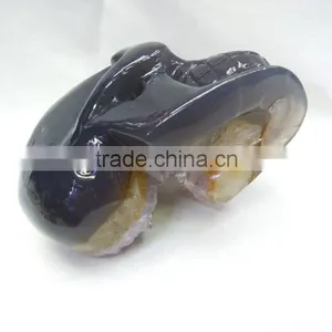 Wholesale Hot Large Siza Clear Quartz Rock Crystal Skulls,hand Carved Crystal Skulls for Crafts thumbnail-6