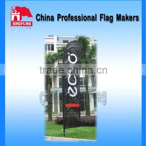 Promotional Outdoor Silk Screen Printed Beach Flag thumbnail-1