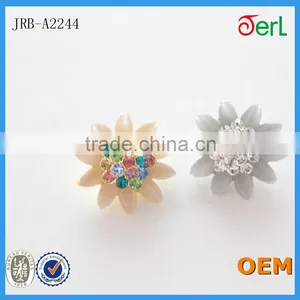 Fashion Pretty Flower Rhinestone Button thumbnail-1