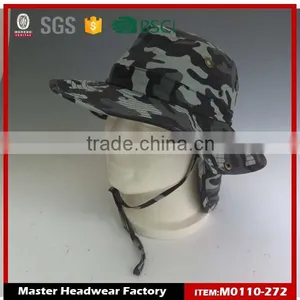 Custom Cheap Camouflage Bucket Hat thumbnail-1