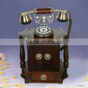 Wooden Box Antique Home Phones thumbnail-1