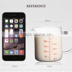 China Supplier Hot Sell Borosil Single Wall Measuring Cups for 250ml thumbnail-3