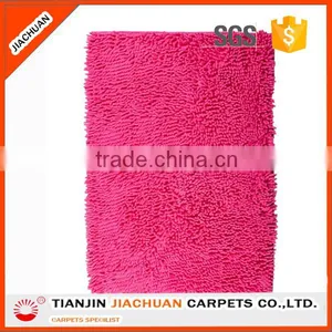 Long Pile Tufted Polyester Chenille Bath Rug thumbnail-5