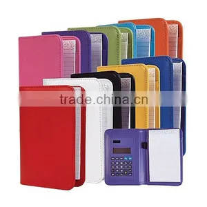 Mini Calculator With Leather Covecr Notepad thumbnail-1
