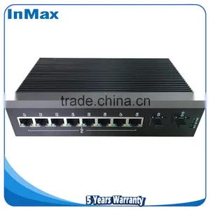 Full Gigabit Din-rail 8T+2G PoE Gigabit Ethernet Switch, 10 Ports Industrial Switch P510A thumbnail-4
