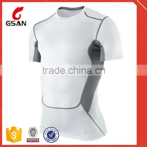 Blank Compression Shirt Mens Sport Wear Compression Tops thumbnail-4