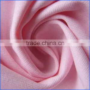 Double Dyeding CVC Interlock Knitted Fabric For Garments Usage thumbnail-1
