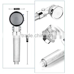 Strong Pressure ABS Plastic Negative Ion Hand Shower Head With Filter, Water Saving Hand Shower thumbnail-4