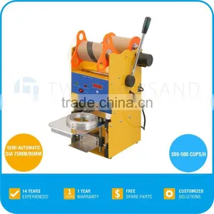 Find Complete Details About 2017 Bubble Tea Cup Sealing Machine With CE Approved, 75 &95 MM, TT-A29C thumbnail-1