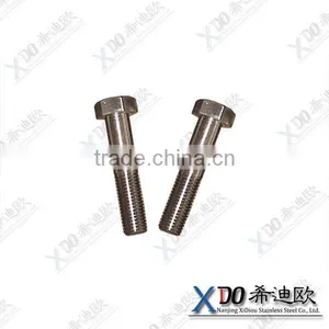 Inconel 718 Incoloy 825 Forged Steel Din 931 Half Thread Bolt thumbnail-1