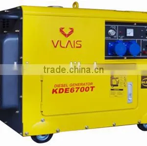 Vlais KDE6700T 5kw Super Silent Diesel Generator,6.5 Kva Slient Diesel Generaotr for Sale thumbnail-1