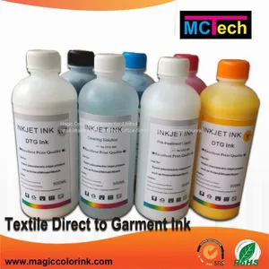 T Shirt Pretreatment Printing Dtg White Ink for Epson F2000 L800 1390 Textile Ink thumbnail-2