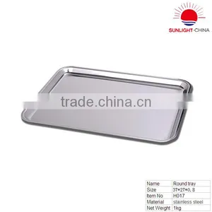 Stainless Steel Round Compartment Metal Serving Tray Manufacturing Company thumbnail-4
