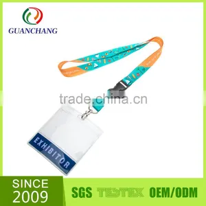 Promotional Customized Polyester/nylon Printed Sports Team Card Holder Neck Lanyard thumbnail-1