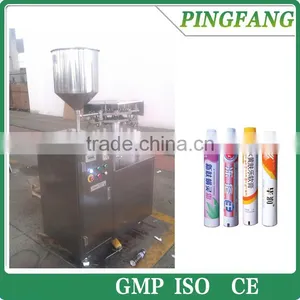 GFJX-3A Semi-automatic Ointment Aluminum Tube Filling and Sealing Machine thumbnail-1