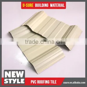 Low Cost 25 Years Guarantee ASA Coated PVC Corrugated Roofing Sheet for Tropical Desert Climate thumbnail-1