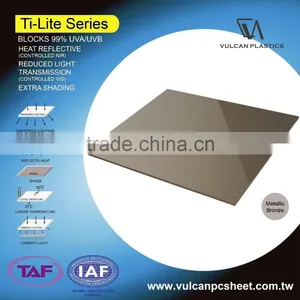 Plastic Polycarbonate Silver Laminated Sheet (Ti-Lite Metallic Bronze Series) thumbnail-5