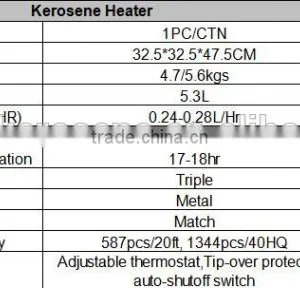 Kerosene & Gas Heater KSP-2310 thumbnail-2