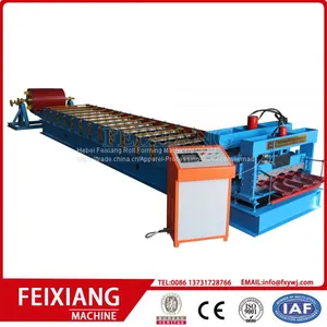 Colored Glazed Sheet Tile Roll Forming Machine thumbnail-3