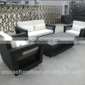 Poly Rattan Patio Garden Aluminum PE Rattan Sofa Set Furniture thumbnail-2