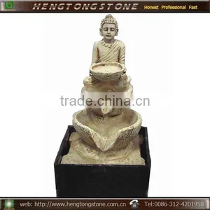Stone Carved Buddha Garden Water Fountain thumbnail-1