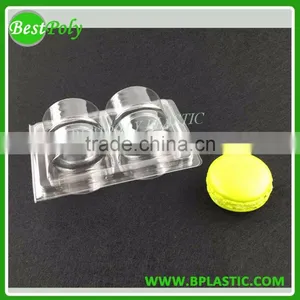 0.55mm Clear PET Clamshell Macaron Packaging for Christmas thumbnail-2