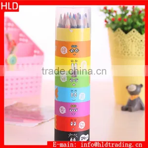 Factory Wholesale Anti Breaking 7 Inch 24 Pieces Natural Wood Colored Pencils thumbnail-1