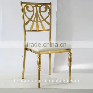 New Morden Metal Stainless Steel Dinner Chair for Sale thumbnail-1