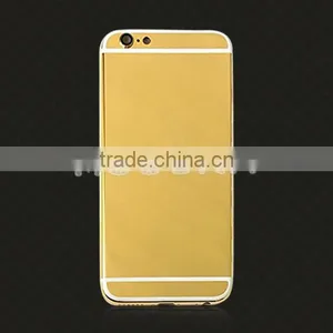 Good Quality Mirror Finish Plated Gold Housing,24K Gold Plated Housing, Gold Plated Back Housing for Iphone6 thumbnail-1
