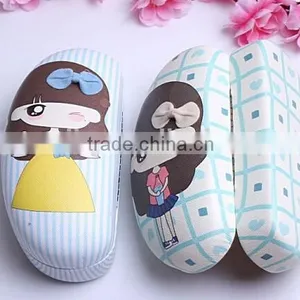 Supply Fashion Cute Girl Pattern Glasses Case thumbnail-2