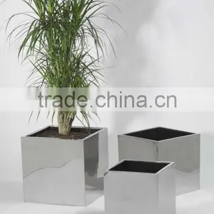 FO-9004 Stainless Steel Garden Pot, Indoor&outdoor Decoration thumbnail-1