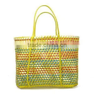 High Quality Best Selling Colored Bamboo Shopping Bag WITH HANDLE From Vietnam thumbnail-1