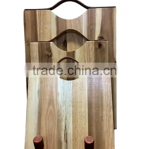 High Quality Best Selling Eco Friendly Natural RubberWood Cutting Board From Viet Nam thumbnail-1