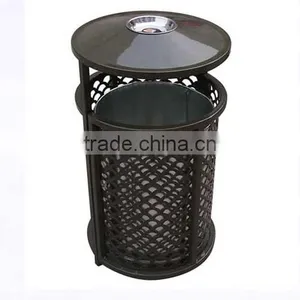 Arlau Outdoor Metal Steel Roadside Garbage Bins thumbnail-2