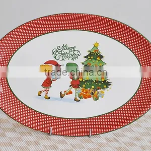 Oval-shape Porcelain Fish Plate thumbnail-1