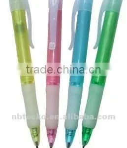 Wholesale Plastic Transparent Color Ball Pen thumbnail-1