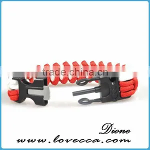 New Fashion Military 7 Strands Cheap Paracord Survival Bracelet for Outdoor Sport thumbnail-5