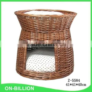 Antique Hand Woven Wicker House for Cat thumbnail-1