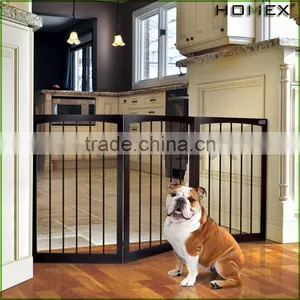 Professional MDF Pet Gate Wholesale Dog Fence Homex_BSCI Factory thumbnail-1