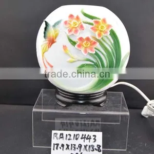 Wholesale Narcissus Ceramic Translucent Table Lamp for Home Decoration thumbnail-1