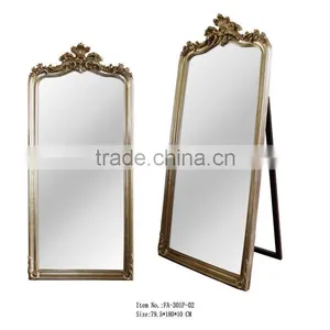 Antique Silver Full Length Dressing Mirror FA-301P-01 thumbnail-1