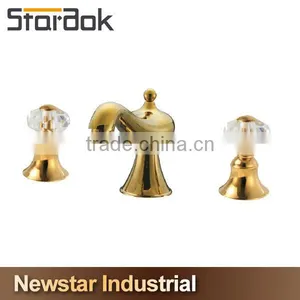 Star.aok Classic Style Widespread 3 Hole Basin Tap Include CUPC Faucet thumbnail-1