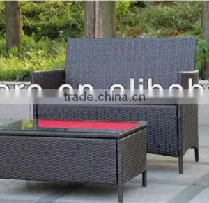 Outdoor Furniture 4pcs KD Style Rattan Wicker Sofa Set thumbnail-1
