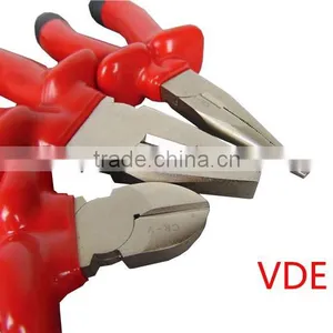 VDE Plier Set Combnitional Plier Diagonal Cutting Plier Insulation Tools Heavy Duty thumbnail-1