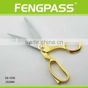 S8-1030 25.2cm 2Cr13 Stainless Steel Blade With Zinc Alloy Handle Tailoring Scissors thumbnail-2