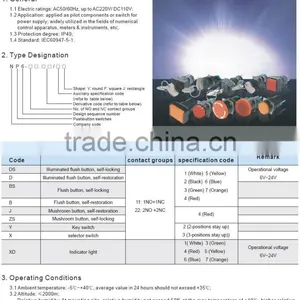 Selector Push Button Switch thumbnail-1